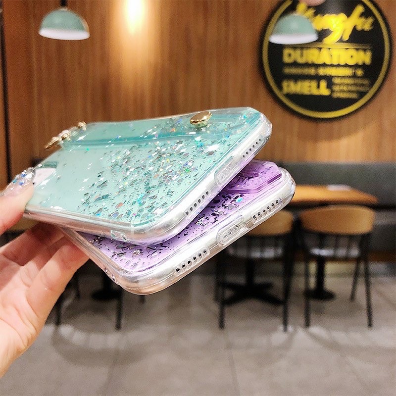 Glitter Grip Case ALL PHONE TYPES! Xiaomi 8 11 10 9t 10t Pro Redmi Note 4 5 6 7 Vivo S1 Oppo A12 A15