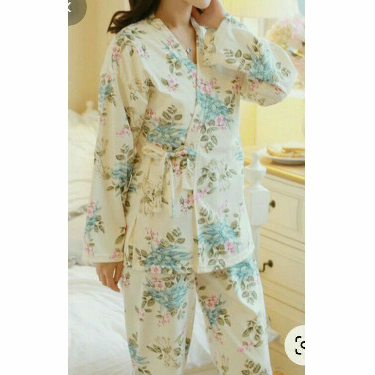 Pola Produksi Setcel Piyama 020 - Pola setelan kimono - Pola Baju - Sewing Pattern