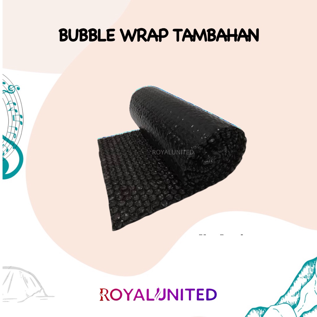 BUBBLE WRAP (Berlapis-lapis) HANYA UNTUK TAMBAHAN BUBBLE WRAP UNTUK PACKING / SAMPUL SUPAYA AMAN