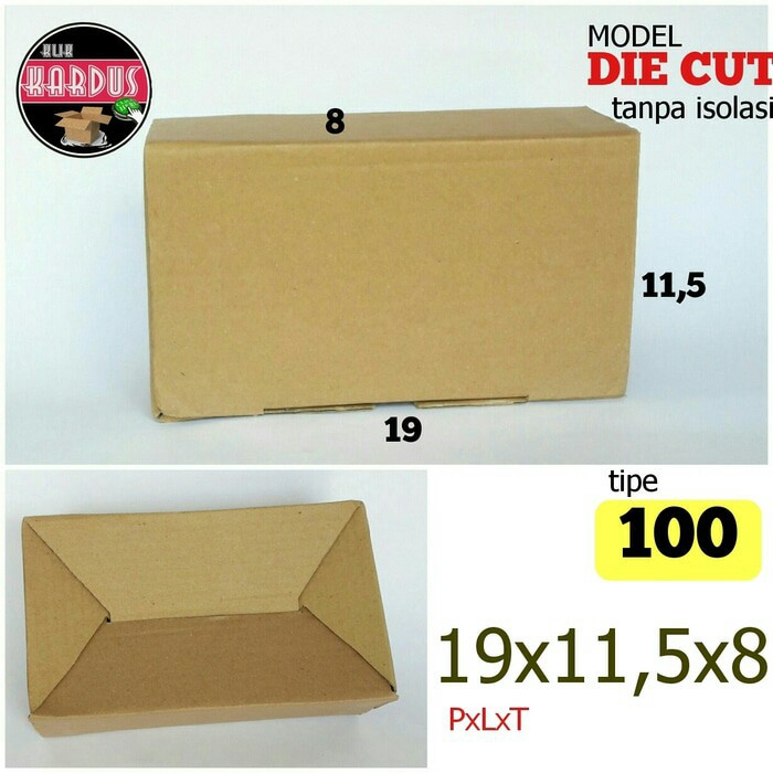 

KARDUS SEPATU 19X11.5X8CM/KARDUS POLOS PACKING DOS DUS BOX KOTAK