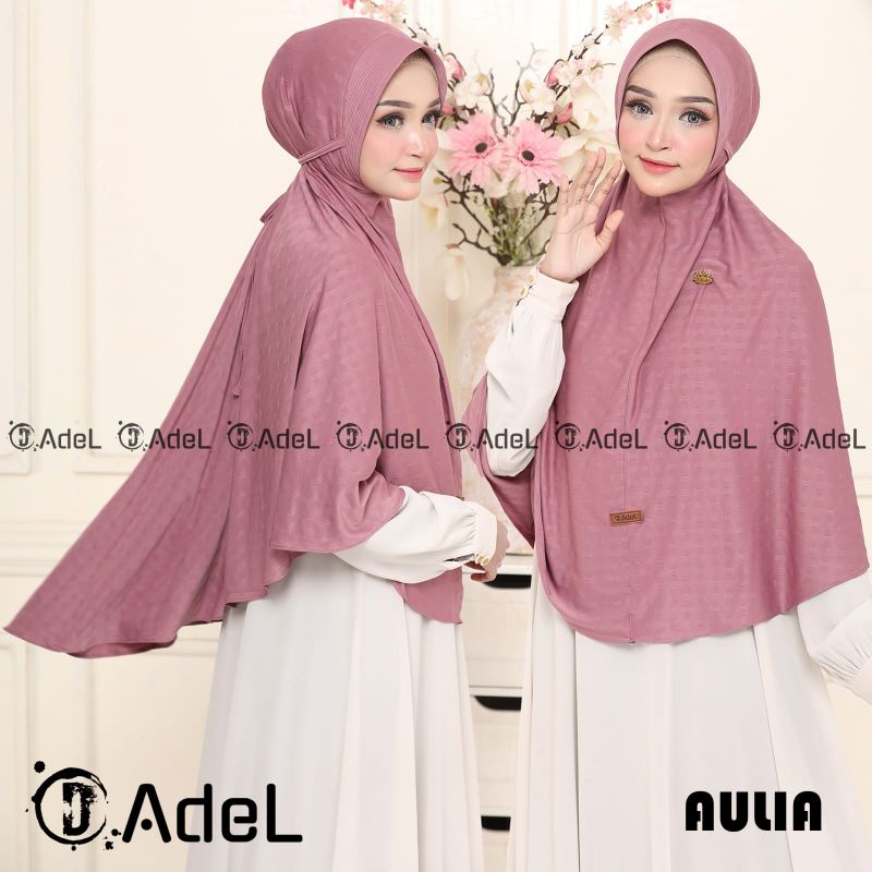 Aulia Adel bergo jumbo pet tali Jersey jilbab Maryam jumbo tali aisyah Jersey pet