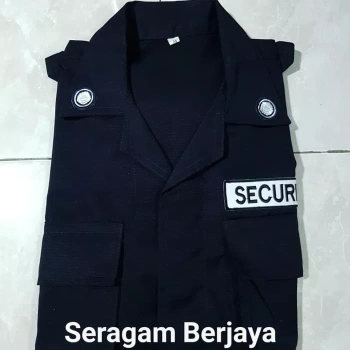 SERAGAM SATPAM SECURITY PDL BAHAN RIPSTOK BRITMAN PROMO
