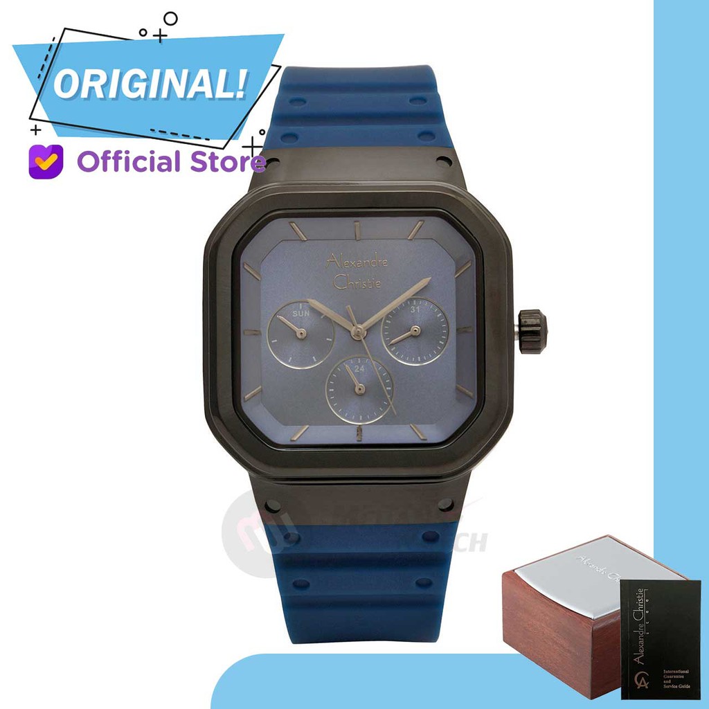 Jam Tangan Wanita Analog Alexandre Christie 2811SS AC2811 AC 2811 SS 2811 SSBFRIPBU Original Garansi