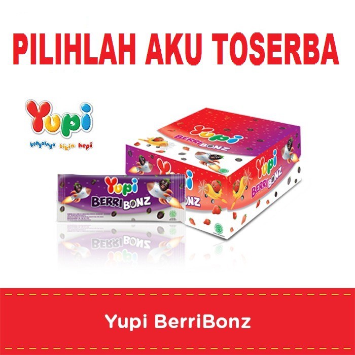 YUPI BERRIBONZ BOX isi 24 PCS - ( HARGA PER BOX )