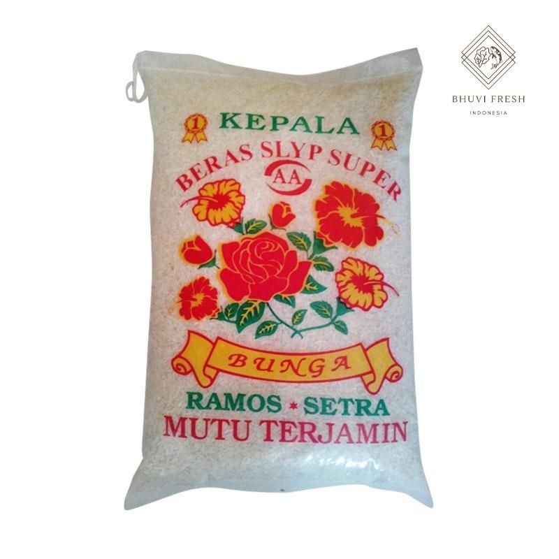 

Beras Setra Ramos Kepala Slyp Super Cap Bunga 5kg