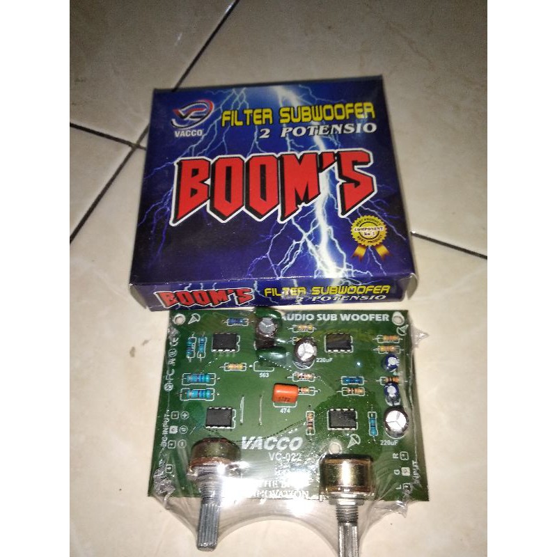 KIT FILTER SUBWOOFER 2 POTENSIO