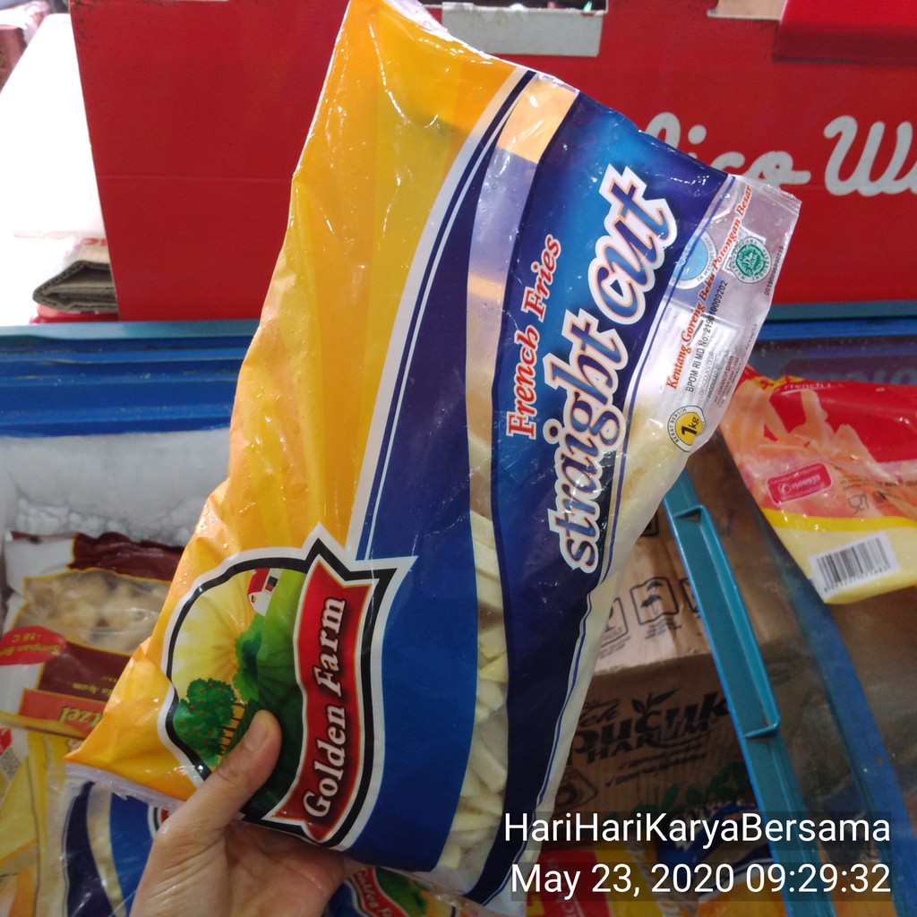 

[GRAB/GOJEK ONLY] GOLDEN FARM FRENCH FRIES STRAIGHT CUT 1000GR