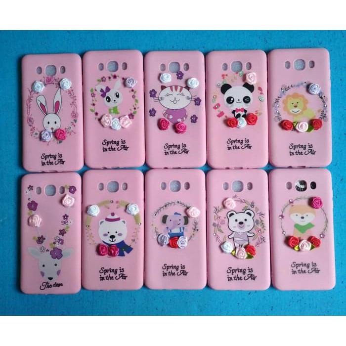 Ready Soft Case Pink Samsung J7 2016 Case Karakter Case Motif J710