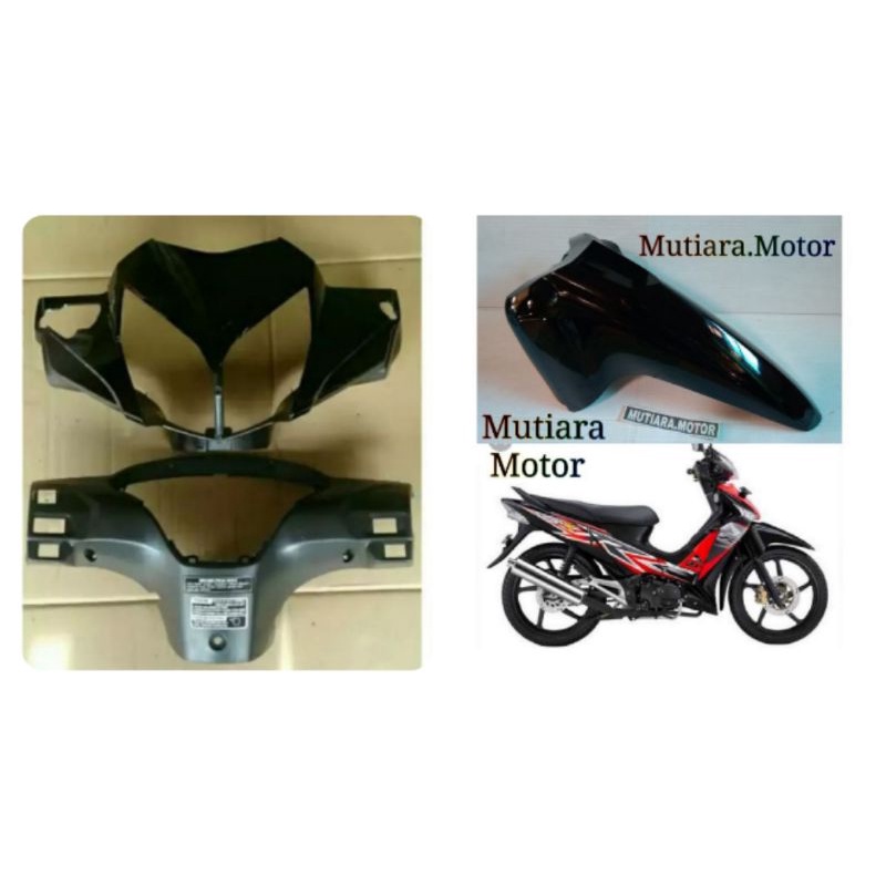 Cover Bodi depan Batok Kepala Depan Belakang Supra x 125 Batman Plus Dan Spakbor Depan Supra x 125 b