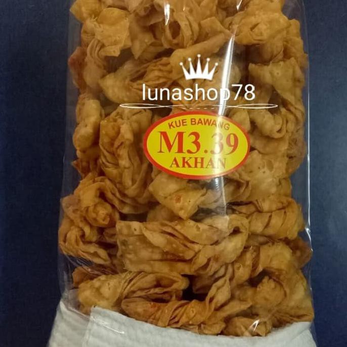 

Produk Terbaik] Snack/Cemilan Kue Bawang Medan Akhan Metal M3.39