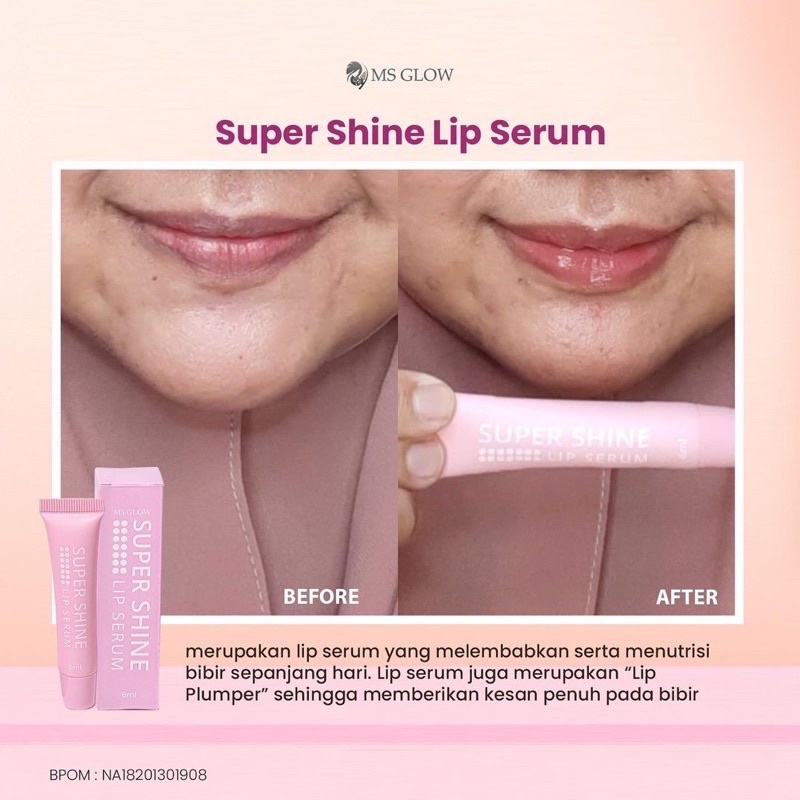 MS GLOW LIP SERUM // SUPER SHINE LIP SERUM MS GLOW