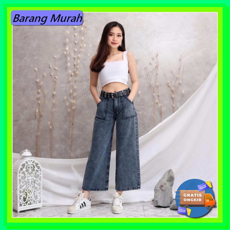 Celana Jeans Wanita Jins Cewek Skinny Terbaru Kekinian Jens Levis LR656 Bjd - Celana Jeans Kulot Wa