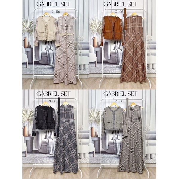 Soira Gabriel Set 2 in 1 (Set Dress + Bolero/Blazer)