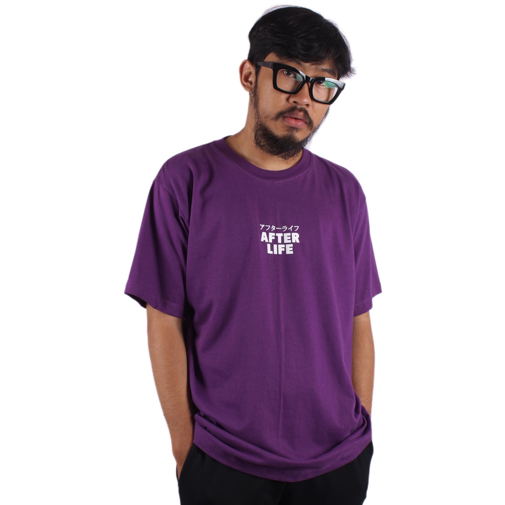 AFTERLIFE - Tshirt Lattera Dark Purple | 21046E