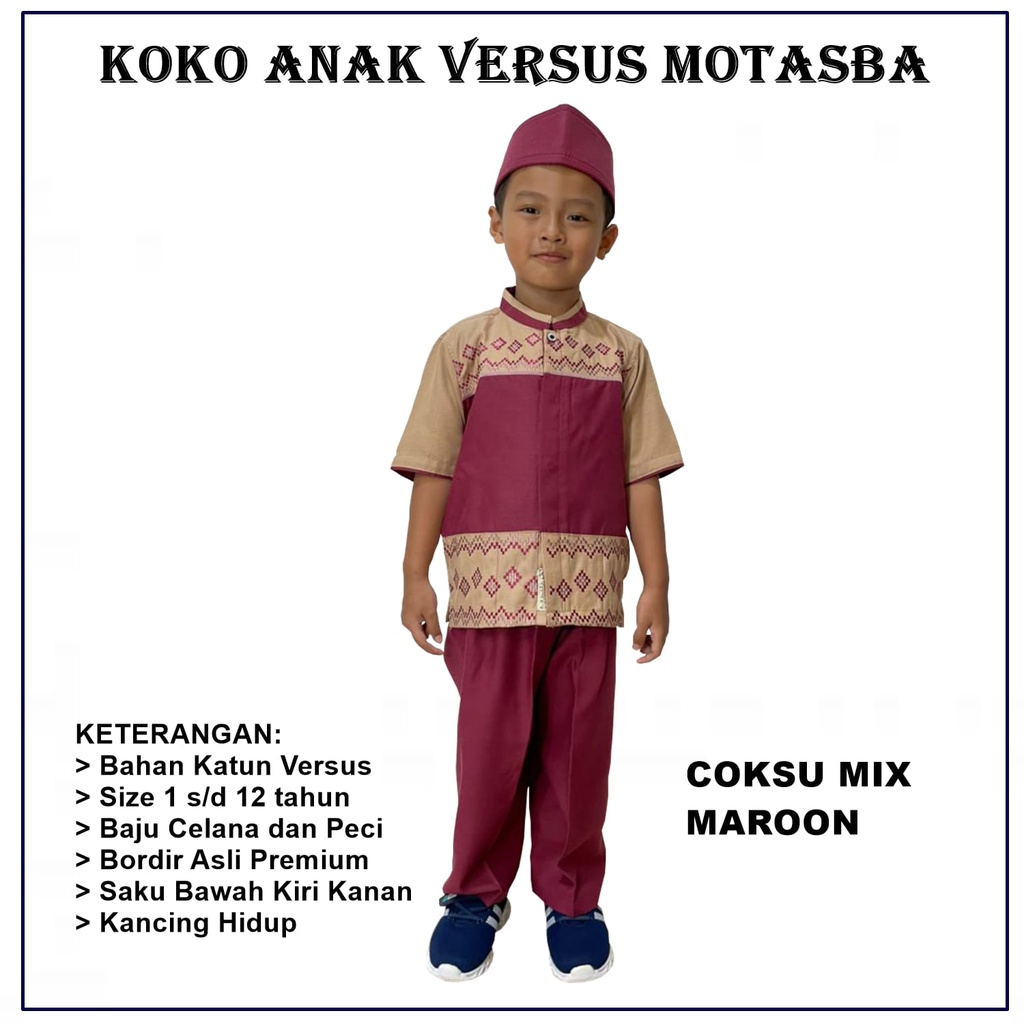 Koko Setelan Anak Terbaru Motif Bordir By Agnina