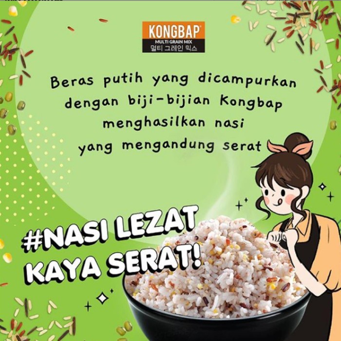 

q20w1q1qw Kongbap Multigrain Mix 1Kg | 2 Varian - Orange Dscscv