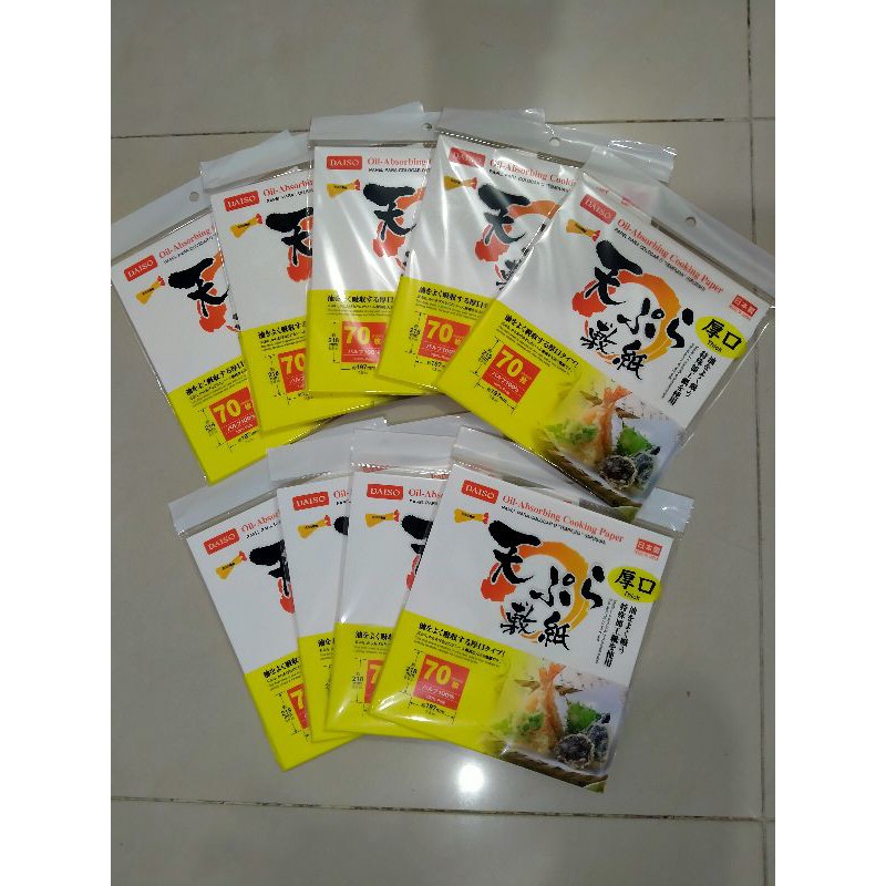 

Daiso Oil - Absorbing Cooking Paper