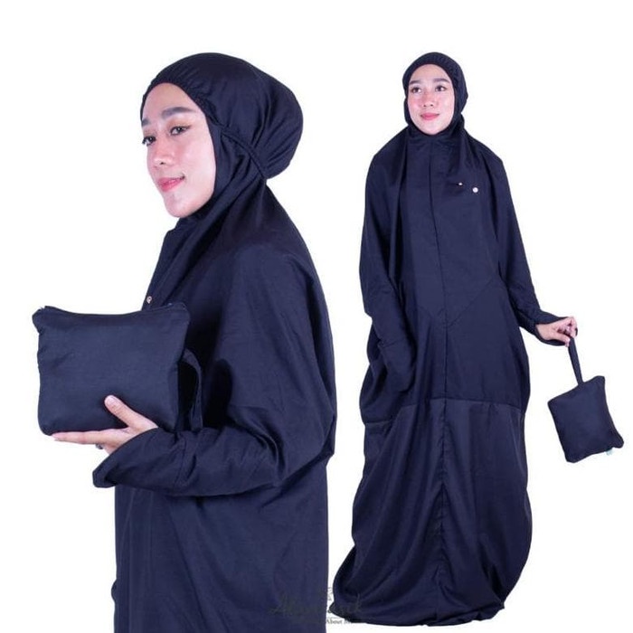 Sale Mukena Azara/ Mukena Terusan Silky Jumbo / Mukena Pocong