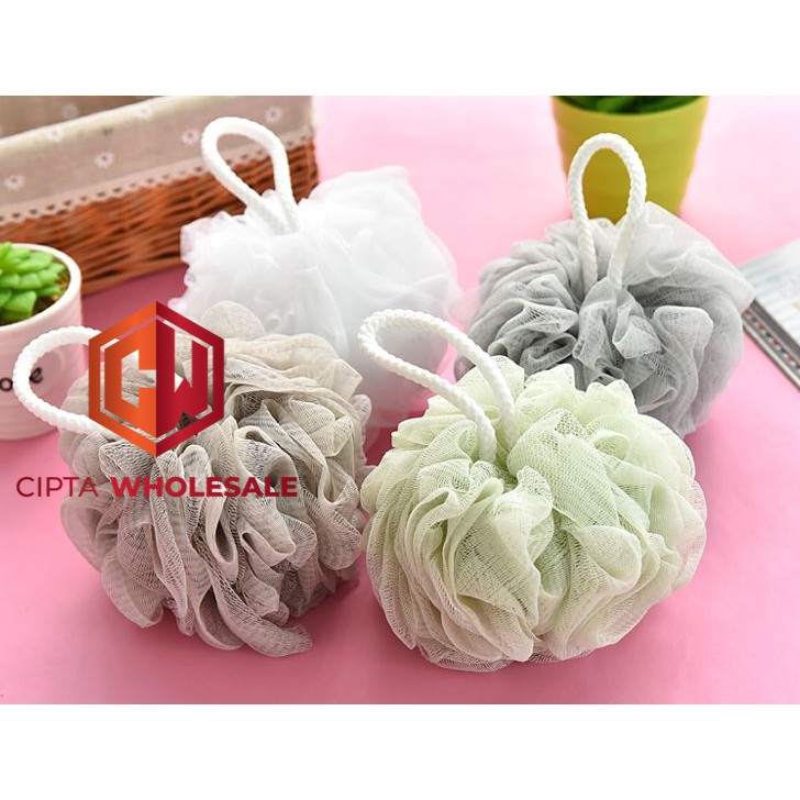 Shower Puff Premium Spons Sikat Mandi Bath Ball Flower Foam