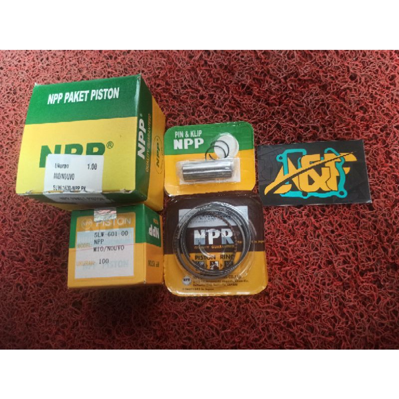 PAKET PISTON KIT RING SEHER SEKER MIO NPP. MIO , MIO SPORTY , NOUVO . OVERSIZE , STD , 0.50 , 1.00