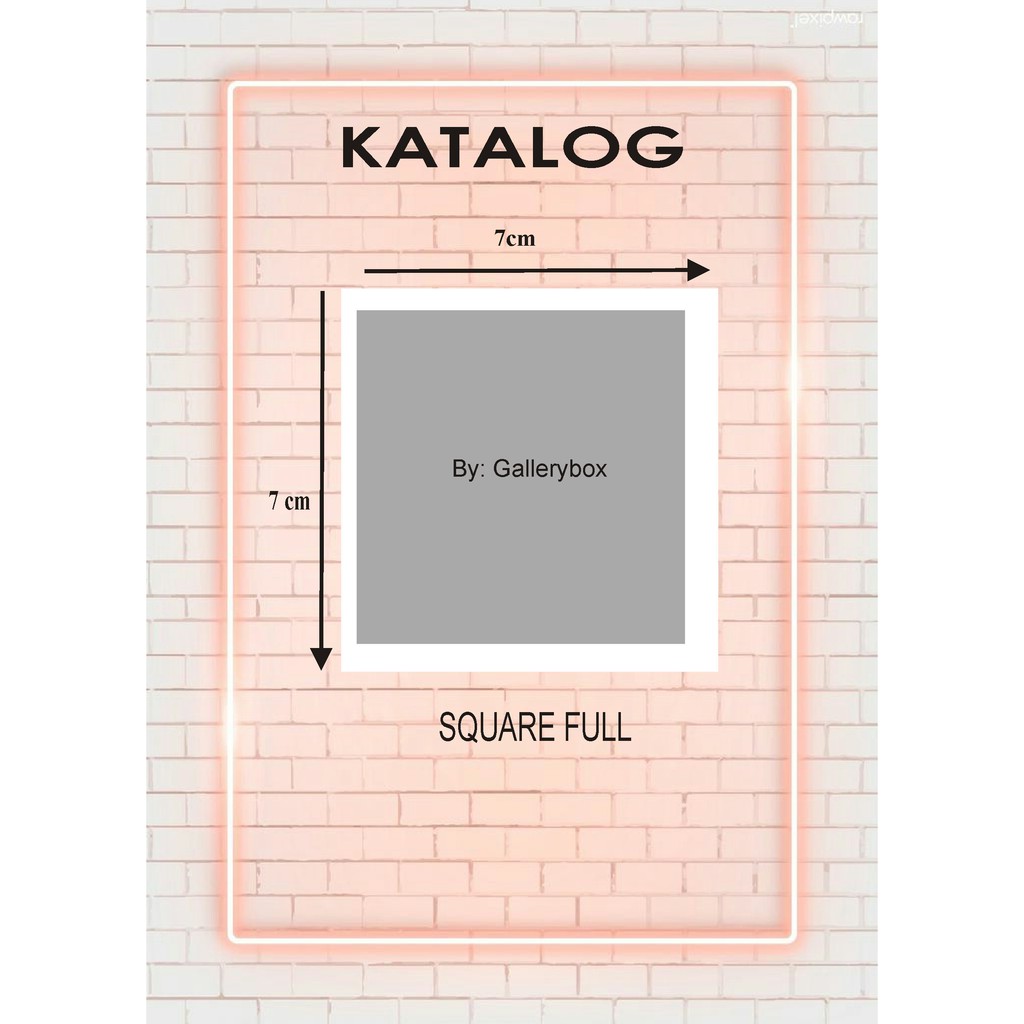 

SQUARE 1 POLAROID (7x7) | PREMIUM Glossy Photopaper 260gsm (TEBAL) | PACKING BOX!!