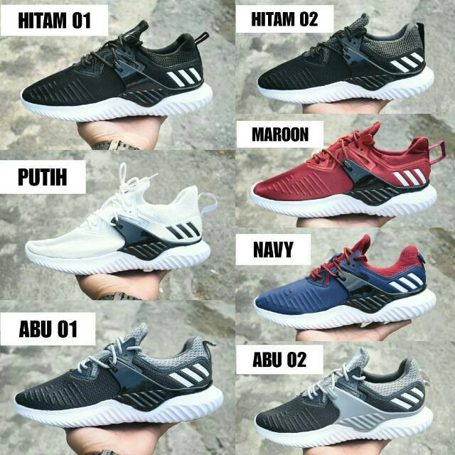 SEPATU SPORT PRIA COWOK RUNNING SNEAKERS ADIDAS GRADE ORI