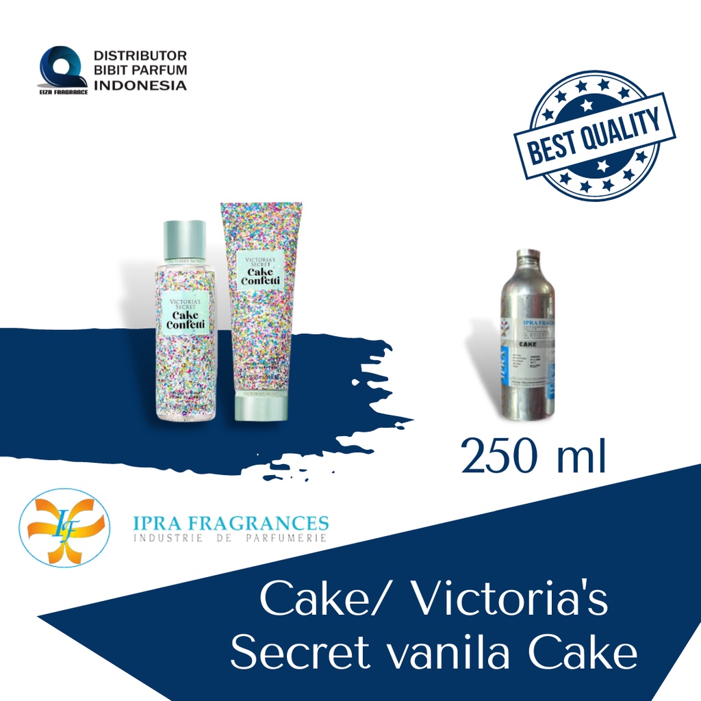 BIBIT PARFUM CAKE/ VICTORIA'S SECRET VANILLA CAKE UKURAN 250 ML IPRA FRAGRANCE