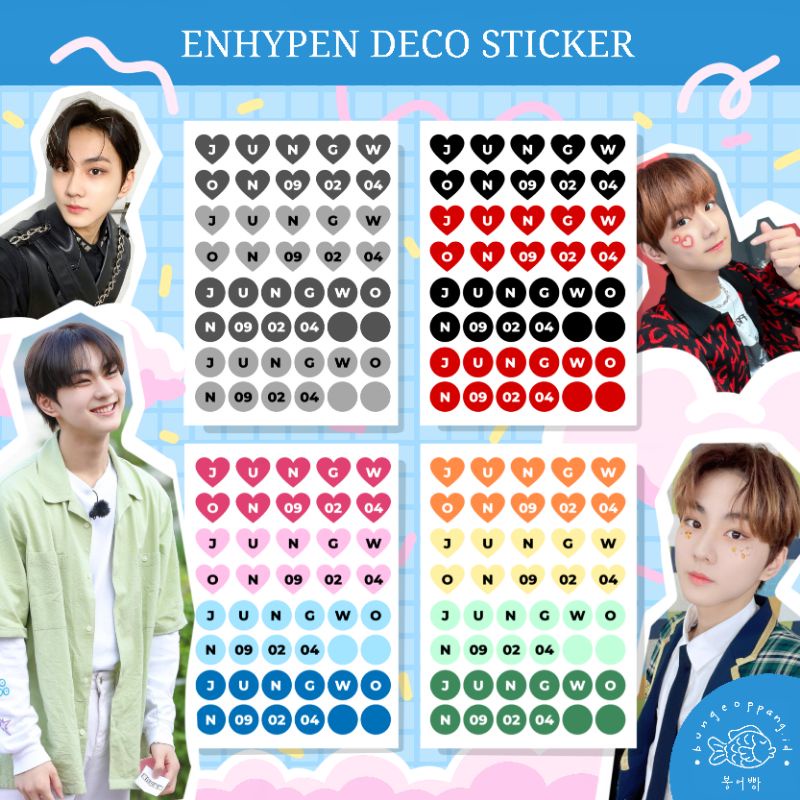 

ENHYPEN DECO STICKER / DECO PHOTOCARD / DECO STICKER