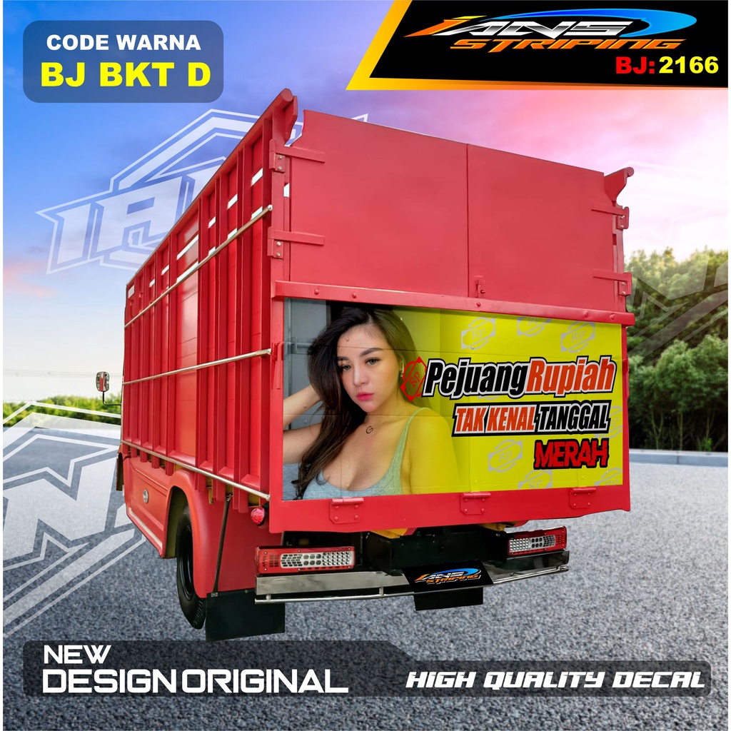 STIKER BAK BELAKANG TRUK DINA / STIKER DECAL PINTU BELAKANG TRUK OMPLONG / STICKER DECAL BAK BELAKANG TRUK HINO / STIKER DECAL PINTU BELAKANG TRUK