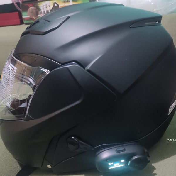Zeus ZS3100 Matt Black Modular Flip Up Double Visor Z3100