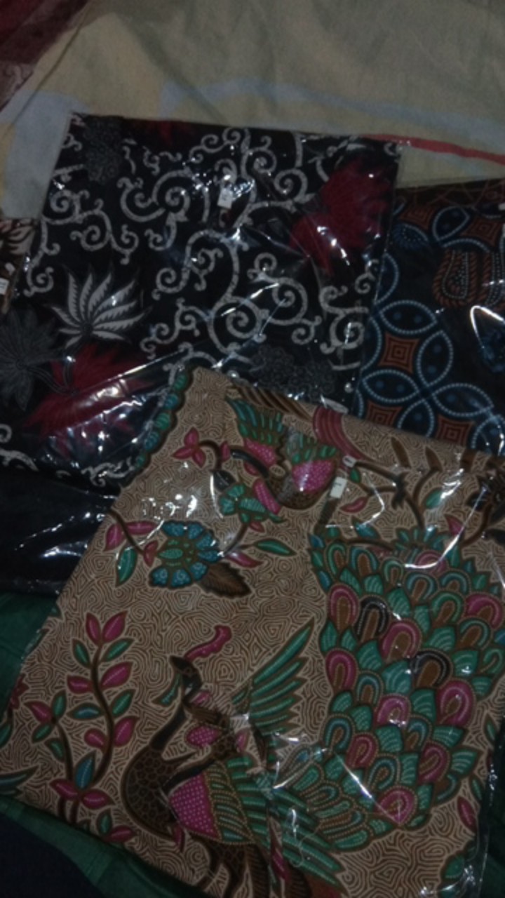 Tey-17 Batik Wanita Asj Sa Hrb026 Kenongo Kemeja Tosca Pendek