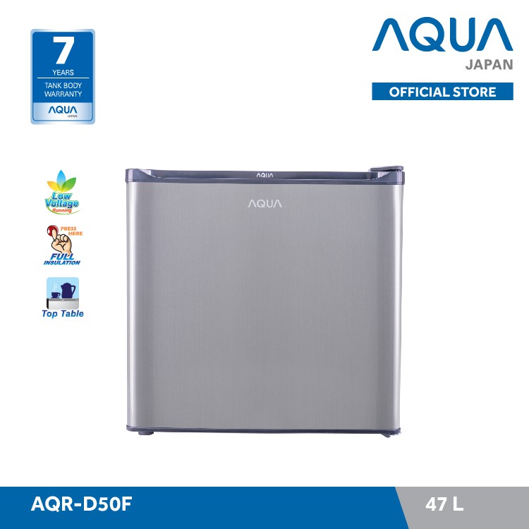 AQUA JAPAN Kulkas Portable Mini Bar AQR-D50F 47 Liter ...