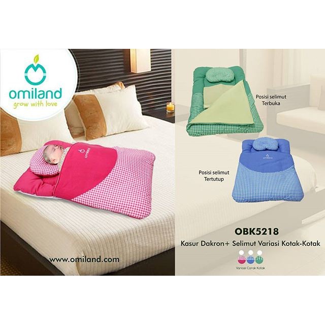 kasur dakron+selimut variasi kotak-kotak by OMILAND