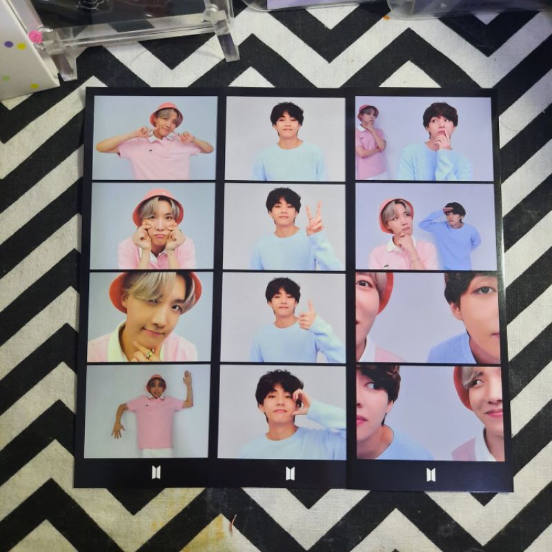 BTS SHARING FESTA DDAY D8 PHOTOSTRIP SEOKJIN YOONGI RM JIMIN JUNGKOOK TAEHYUNG JHOPE