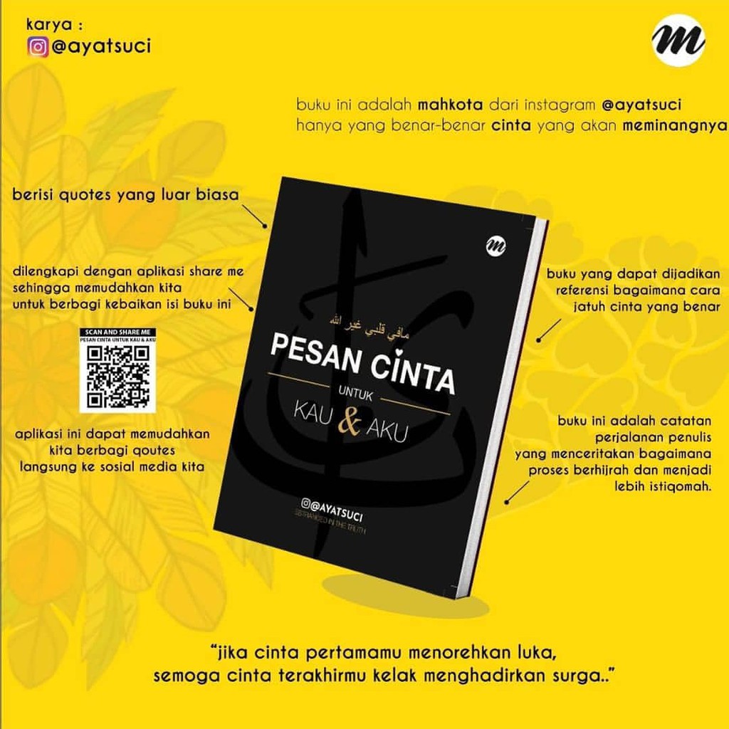 Best Seller Pesan Cinta Untuk Kau Dan Aku Karya Ayat Suci Shopee Indonesia