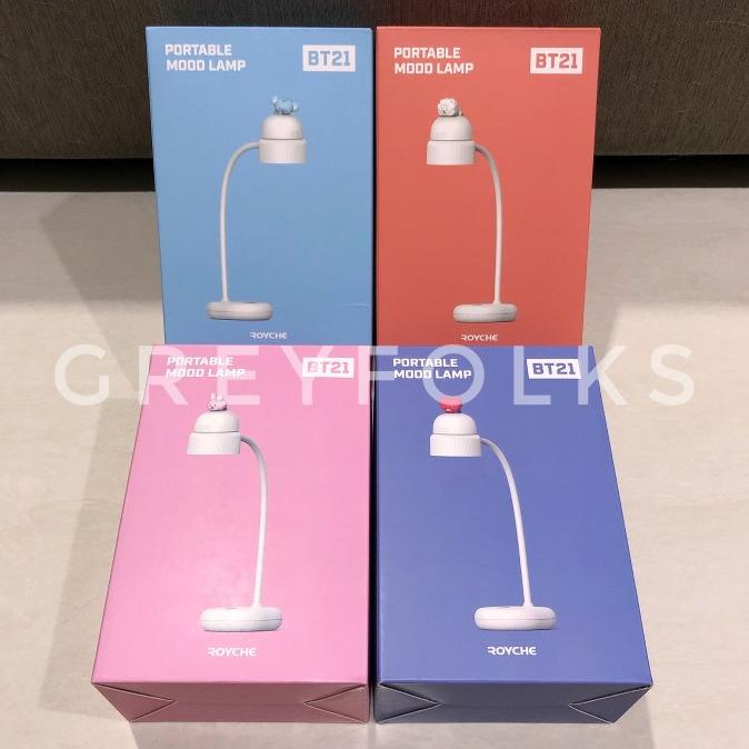 [READY STOCK] BTS BT21 Baby Portable Mood Lamp Line Friends Official / LAMPU BACA