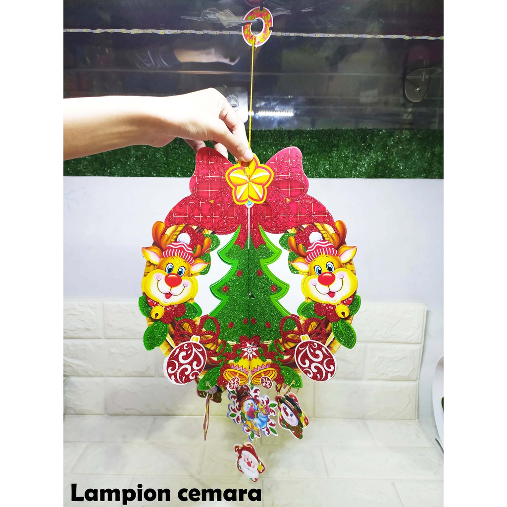 Lampion Natal - Aksesoris Dekorasi Hiasan Natal