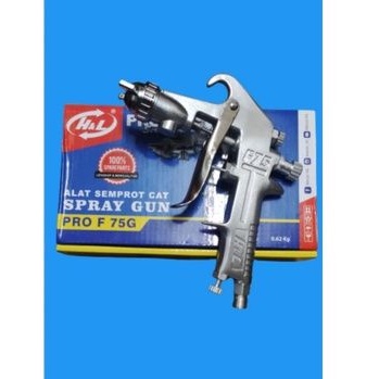 SPRAY GUN F75 G H&amp;L TABUNG ATAS 400 Cc