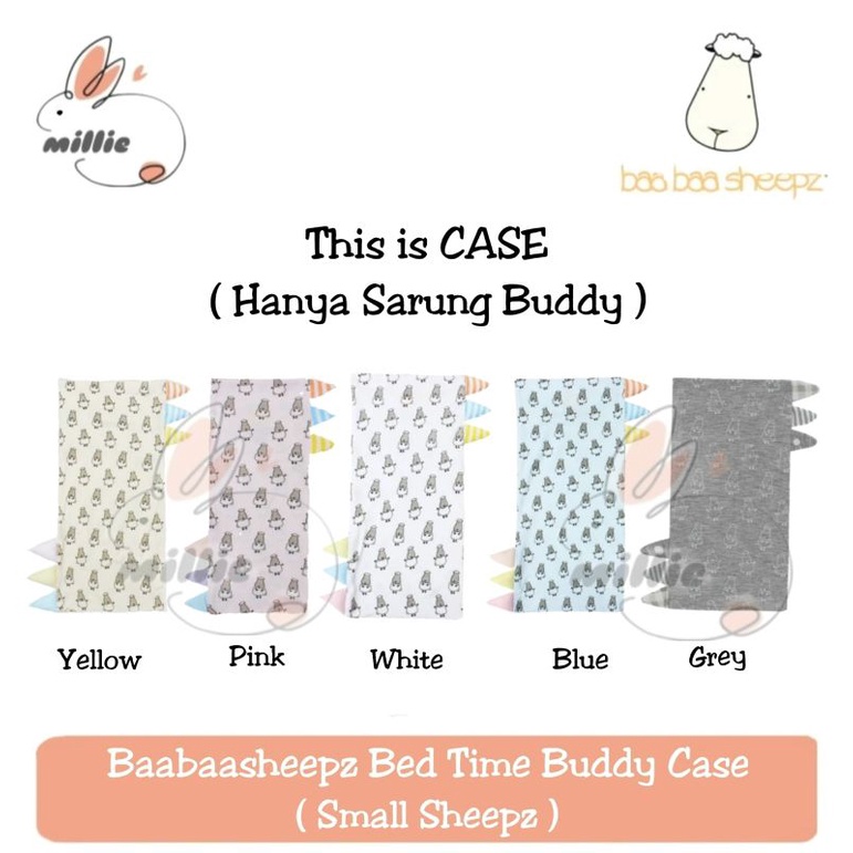 BAABAASHEEPZ BedTime Buddy CASE (HANYA SARUNG) SMALL / MEDIUM / LARGE JUMBO