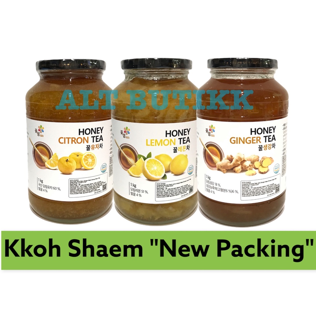 

KKOH SHAEM 1 Kg HONEY CITRON / GINGER / LEMON TEA - MADE IN KOREA "NEW PACKAGING