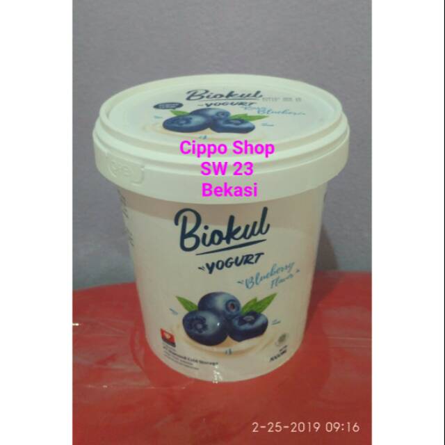 

Yogurt Stirred BLUEBERRY 1 liter, TERMURAH..