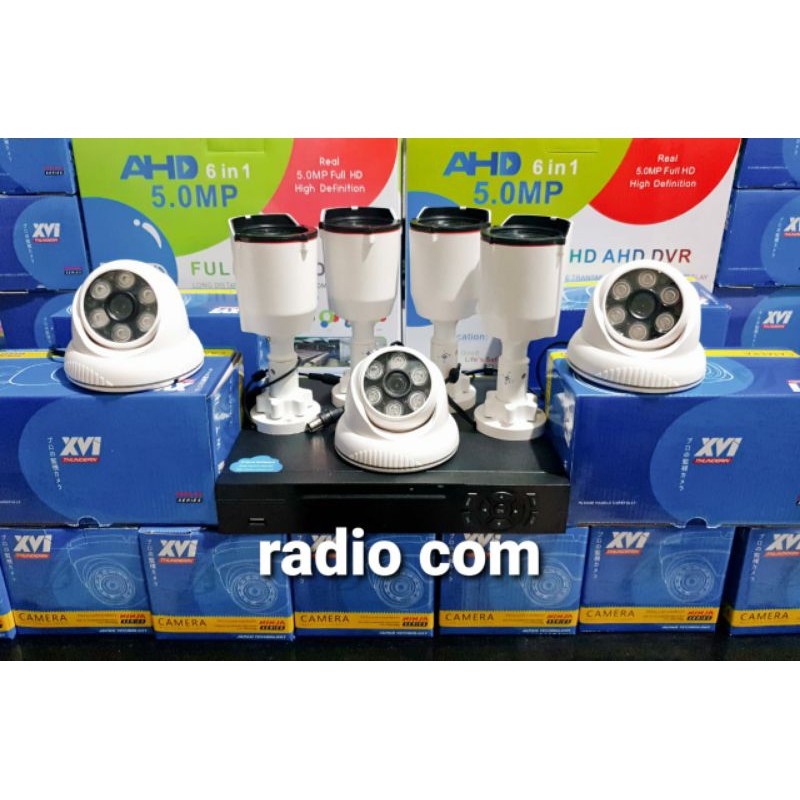 PROMO PAKET CCTV 7 CAMERA 5MP 1080P FULL HD IR SONY KOMPLIT SIAP PASANG