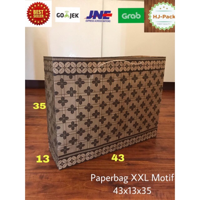 

Pembelian Kelipatan 20pcs Paperbag Motif XXL 43x13x35 Tas Kertas Besar Goodie Bag Motif Shopping Bag Tas Belanja Tas Kertas Paperbag