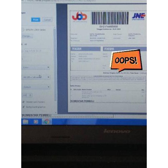 

PALING HOT!! KODE-713 Kertas label stiker glossy A6 isi 100 lembar