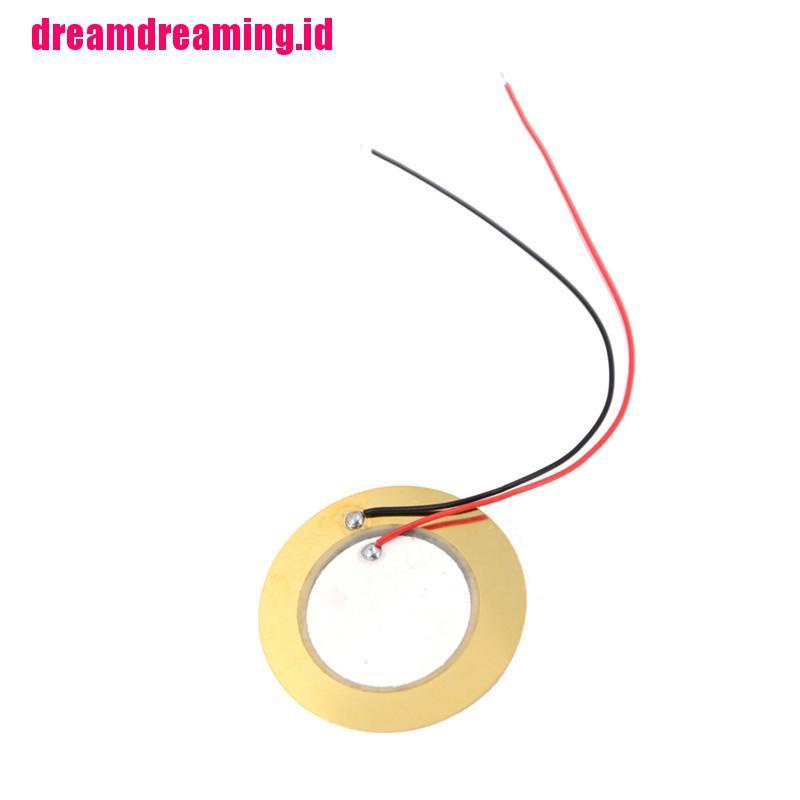 10pcs Sensor Trigger Drum Piezo Element Bahan Tembaga Ukuran 35mm