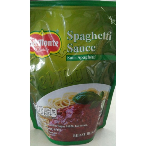 

Delmonte Spaghetti Sauce 250gr Bogor Frozen