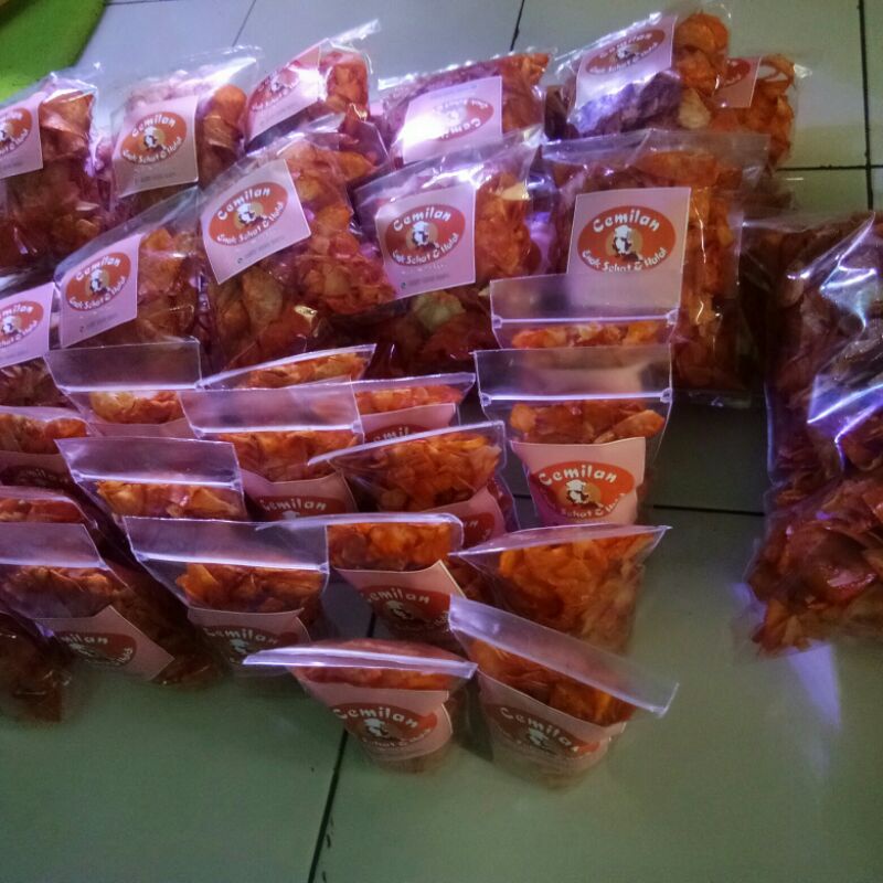 

Keripik Singkong bumbu rujak pedas manis