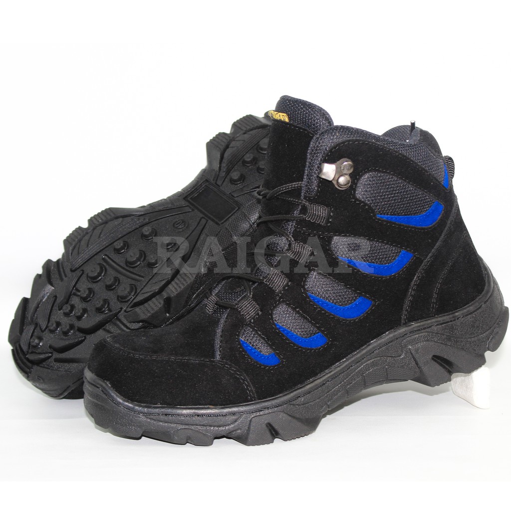 Raigar Eagle Sepatu Pria Boots Safety Ujung Besi Original Septi 6 inci Kuat Ringan Keren