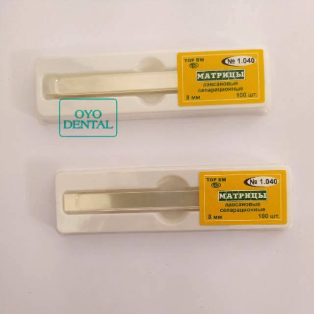 100 pcs Dental seluloid / celluloid strips  / celuloid strip / mylar strip