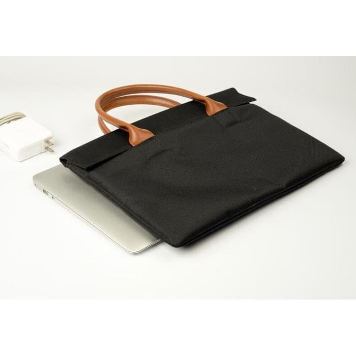 Tas Laptop Macbook Softcase With Extra Longstrap 15 - 16 inch black